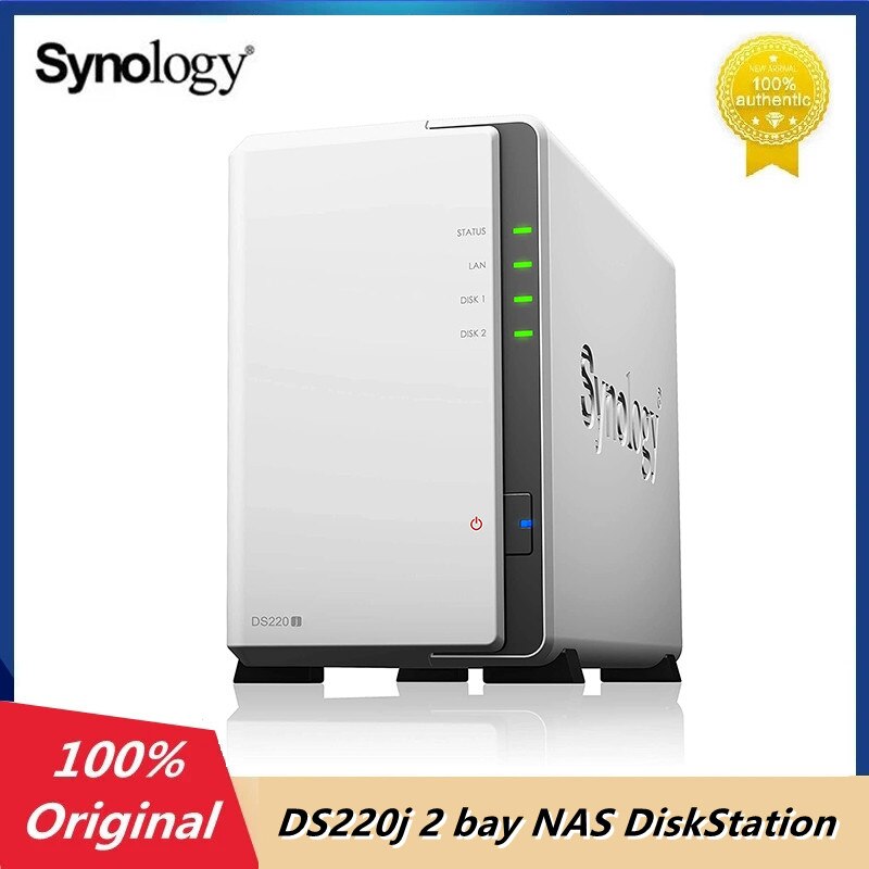  Synology NAS ũ ̼, DS220j 2 , 512MB, DDR4 64 Ʈ, 4 ھ, 1.4 GHz, ũ, ǰ